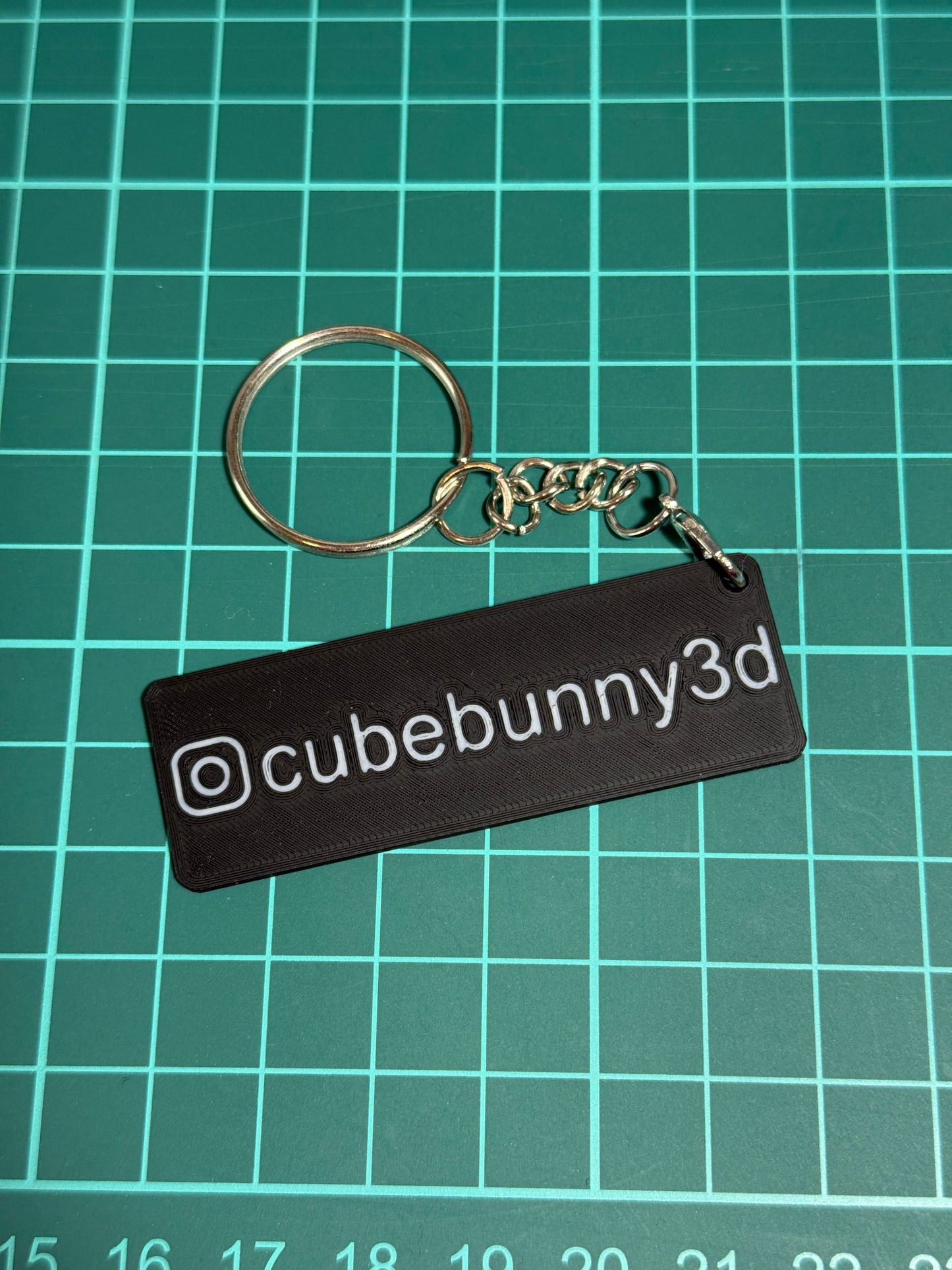 Custom NZ License Plate Keychain (Standard Black)