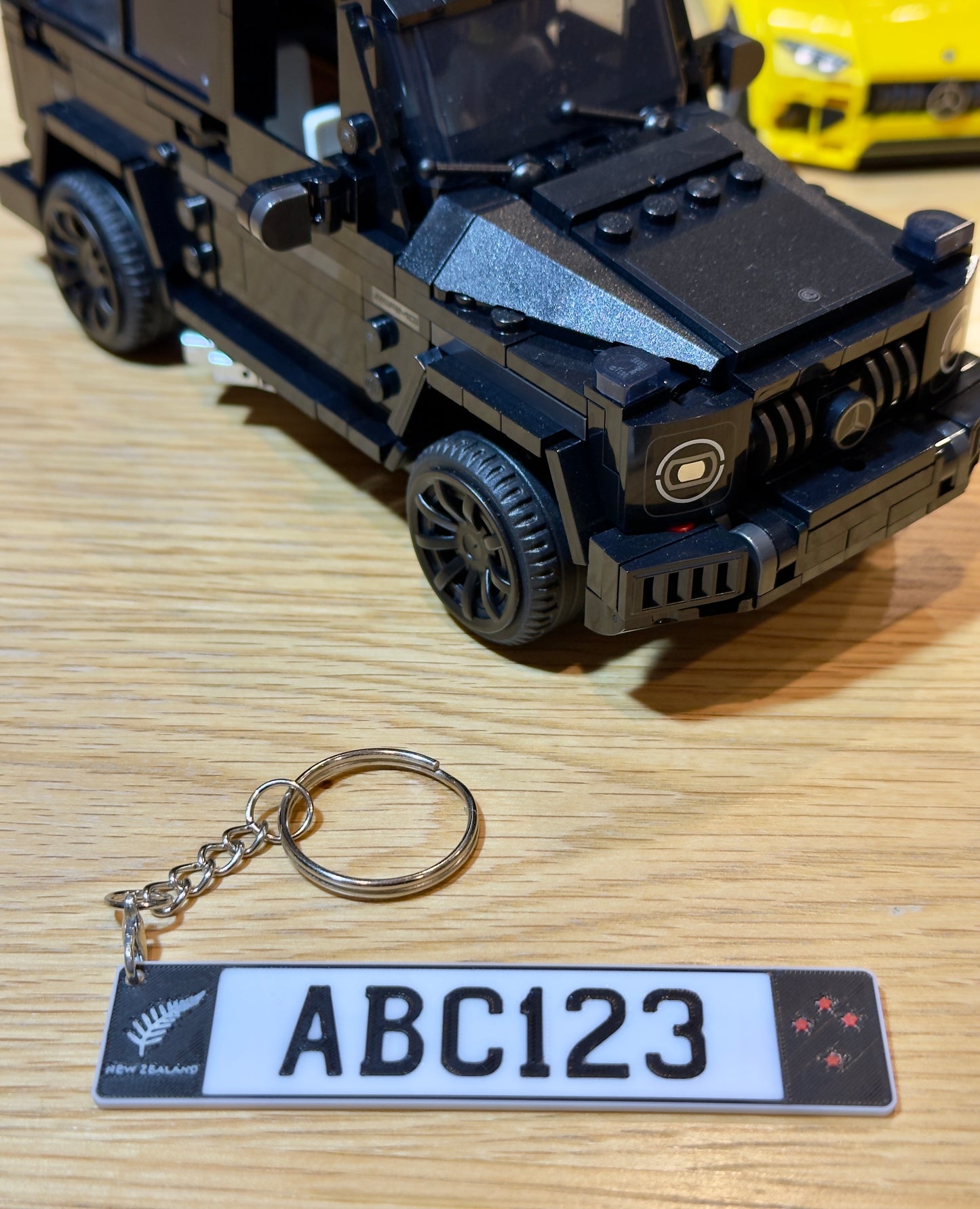 Custom NZ License Plate Keychain (European)