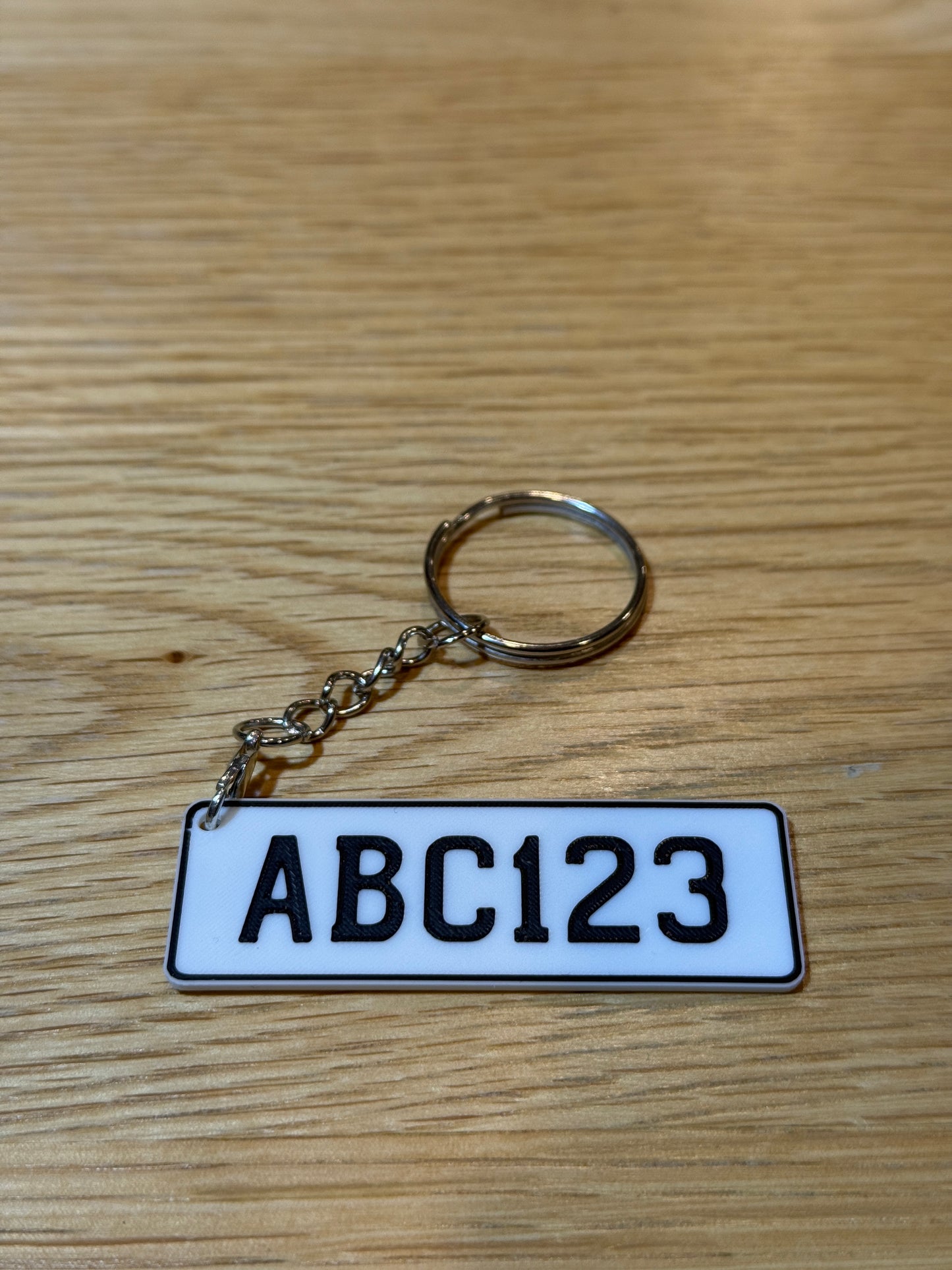 Custom NZ License Plate Keychain (Standard)