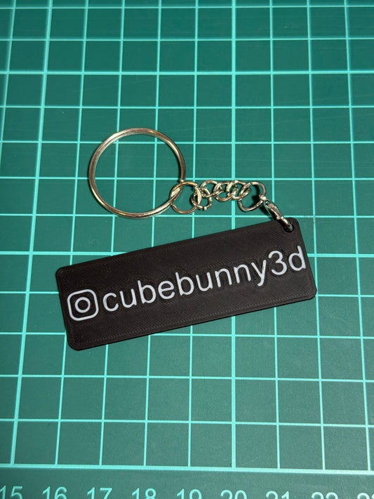 Custom NZ License Plate Keychain (Standard Black)